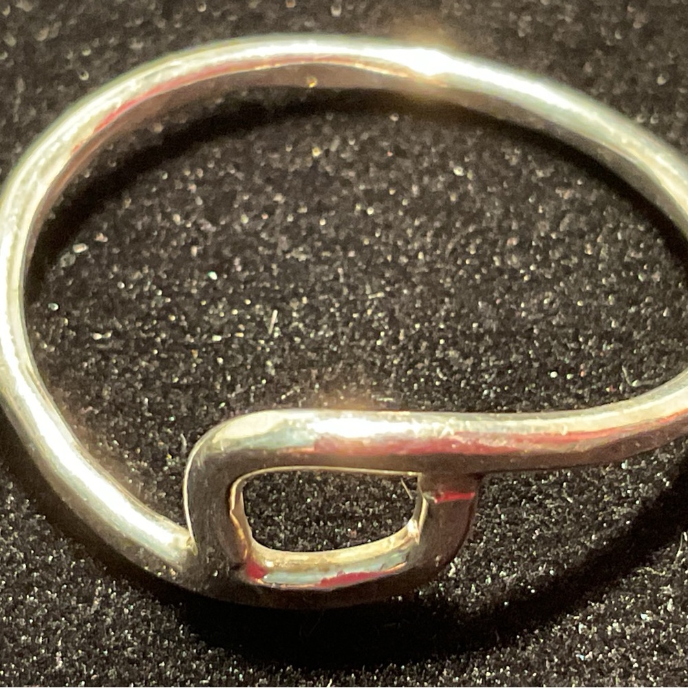 Sterling Silver Handcrafted Rustic Wave Ring - image 5